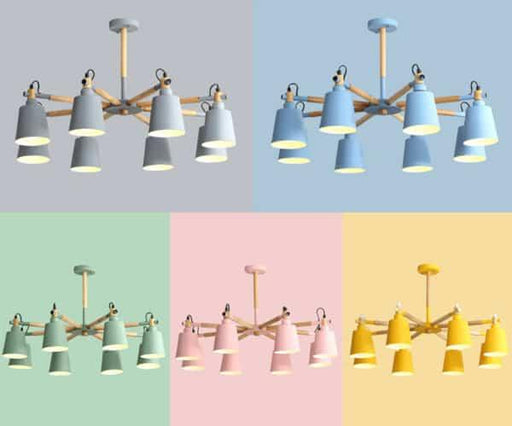 Margono Scandi Ferris Cups Ceiling Lamp - DWHOME