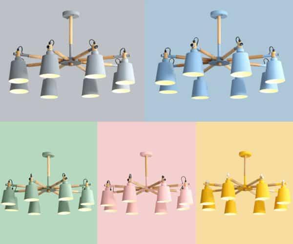 Margono Scandi Ferris Cups Ceiling Lamp - DWHOME