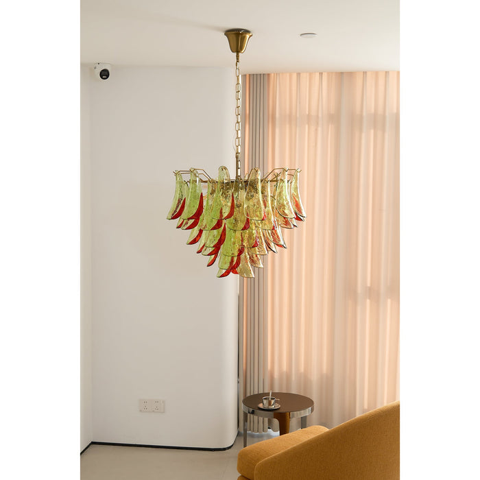 Emerald Flame Murano Glass Chandelier-DWHOME