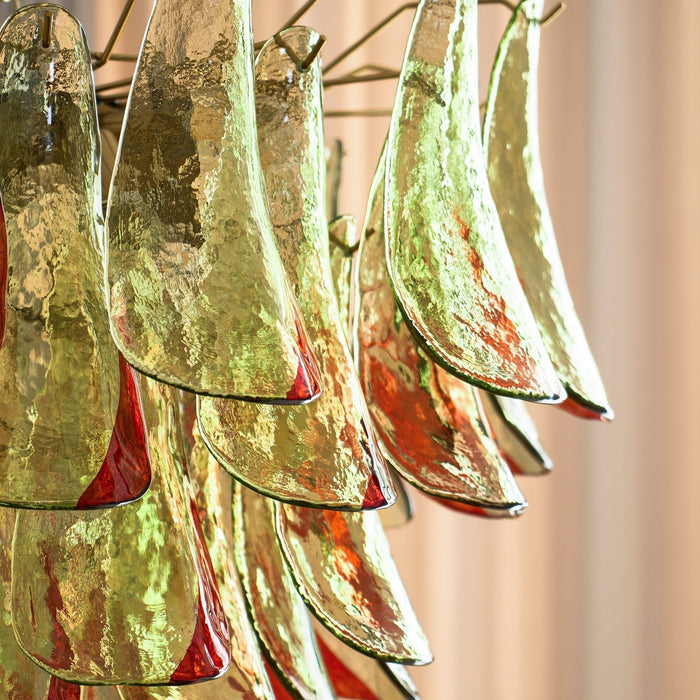 Emerald Flame Murano Glass Chandelier-DWHOME