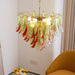 Emerald Flame Murano Glass Chandelier-DWHOME