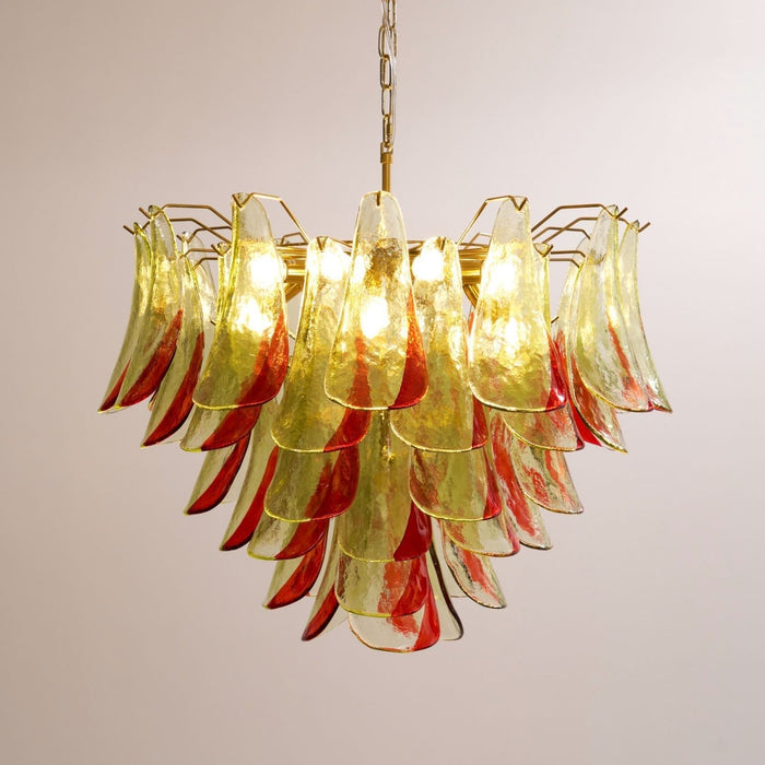 Emerald Flame Murano Glass Chandelier-DWHOME