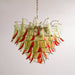 Emerald Flame Murano Glass Chandelier-DWHOME
