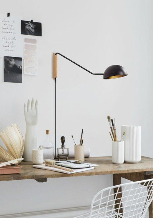 Marika Long Arm Wall Lamp.