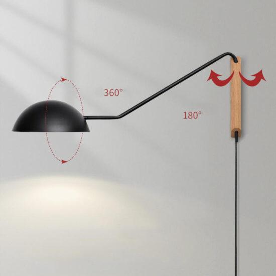 Marika Long Arm Wall Lamp.