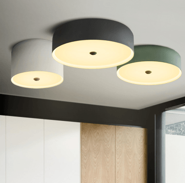 Marit Modern Soft Drum Shade Ceiling Light - DWHOME