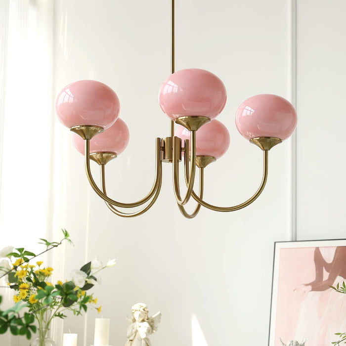 Marshmallow Chandelier.