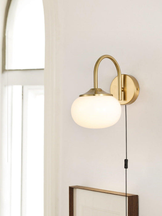 Marshmallow Sconce Plug Version-DWHOME