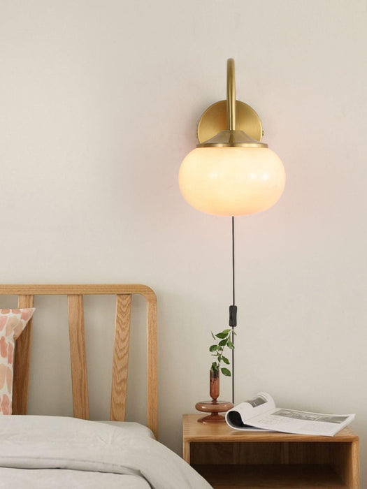Marshmallow Sconce Plug Version-DWHOME