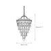 Crystal Inverted Pyramid Chandelier-DWHOME