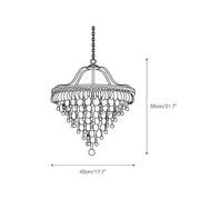 Crystal Inverted Pyramid Chandelier-DWHOME