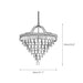 Crystal Inverted Pyramid Chandelier-DWHOME