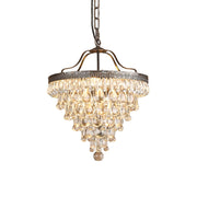 Crystal Inverted Pyramid Chandelier-DWHOME