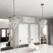 Crystal Inverted Pyramid Chandelier-DWHOME