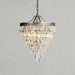 Crystal Inverted Pyramid Chandelier-DWHOME