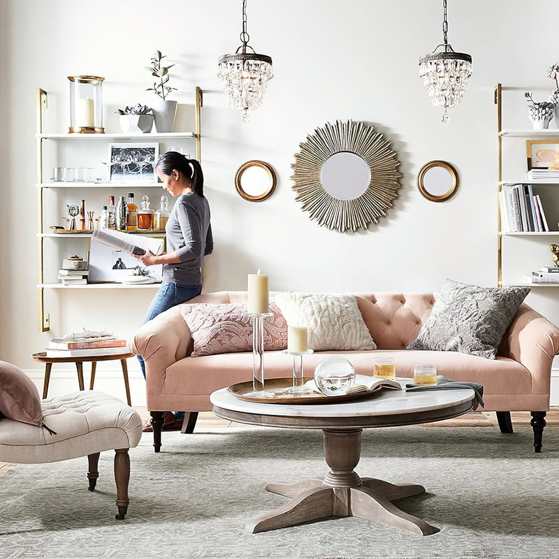 Crystal Inverted Pyramid Chandelier-DWHOME
