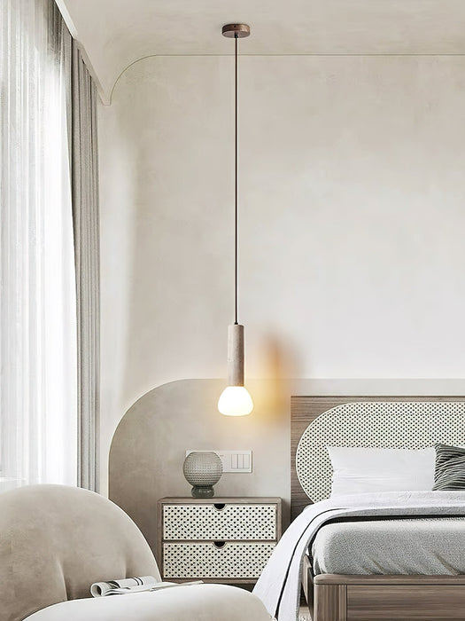 Matchstick Travertine Pendant Lamp-DWHOME