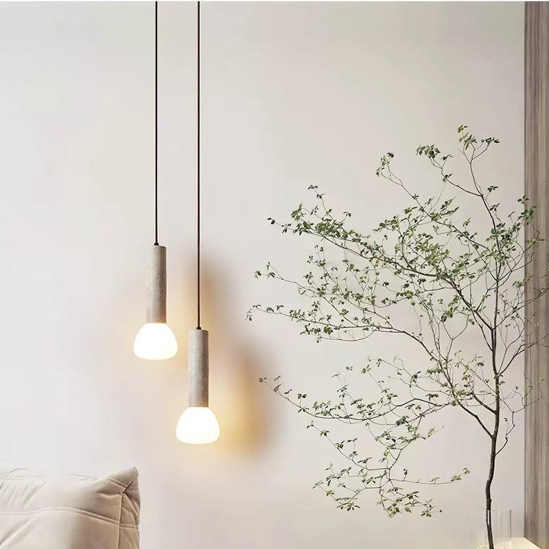 Matchstick Travertine Pendant Lamp-DWHOME
