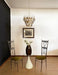 Mazzega Murano Transparent Amber Glasses Chandelier-DWHOME