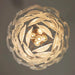 Mazzega Murano Transparent White Glasses Chandelier-DWHOME