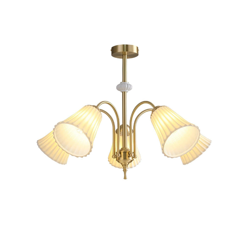 Chandelier Trompette en Céramique Médiévale-DWHOME