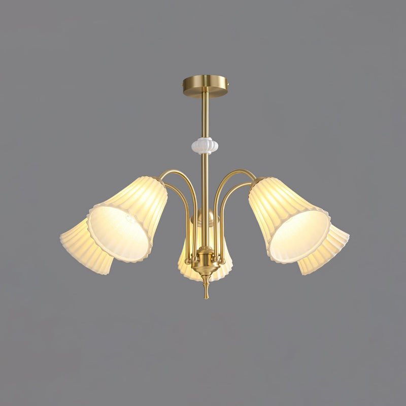 Chandelier Trompette en Céramique Médiévale-DWHOME