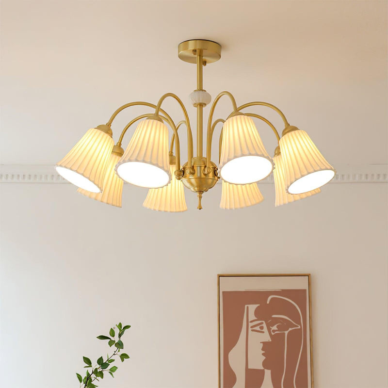 Chandelier Trompette en Céramique Médiévale-DWHOME