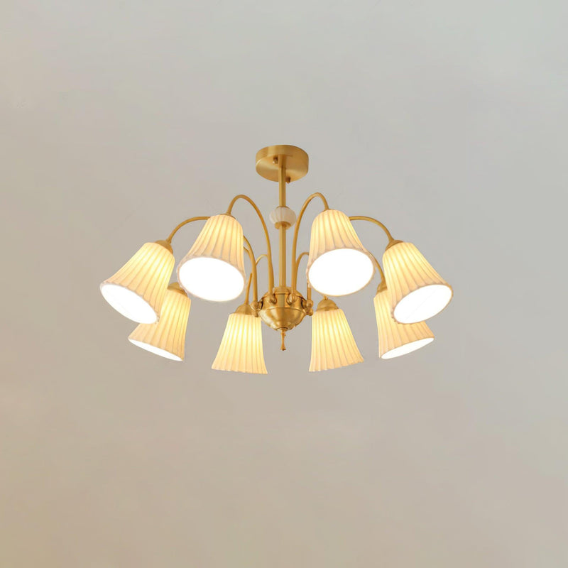 Chandelier Trompette en Céramique Médiévale-DWHOME