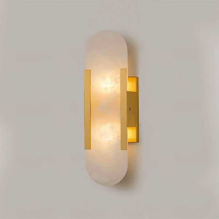 Melange Elongated Alabaster Wall Lamp - DWHOME