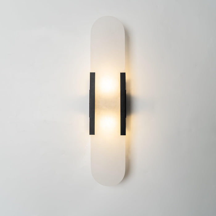 Melange Elongated Alabaster Wall Lamp - DWHOME