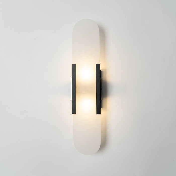 Melange Elongated Alabaster Wall Lamp - DWHOME