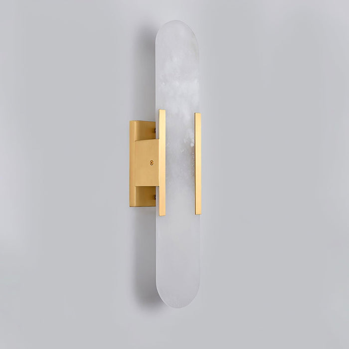 Melange Elongated Alabaster Wall Lamp - DWHOME