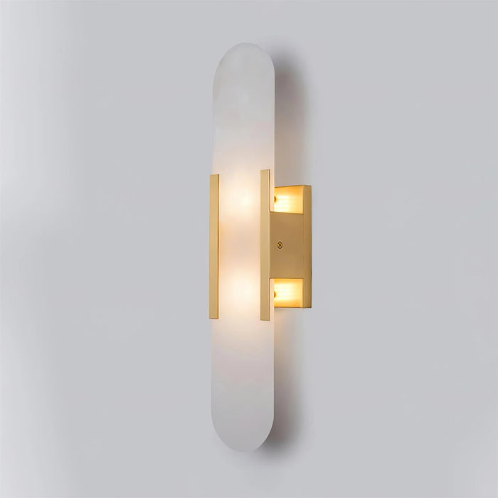 Melange Elongated Alabaster Wall Lamp - DWHOME