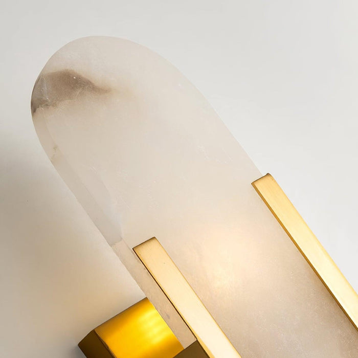 Melange Elongated Alabaster Wall Lamp - DWHOME