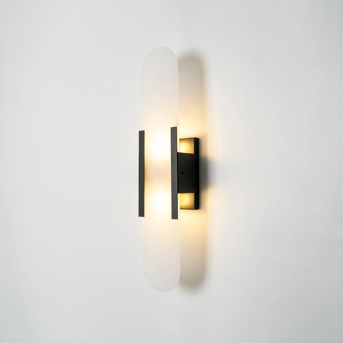 Melange Elongated Alabaster Wall Lamp - DWHOME