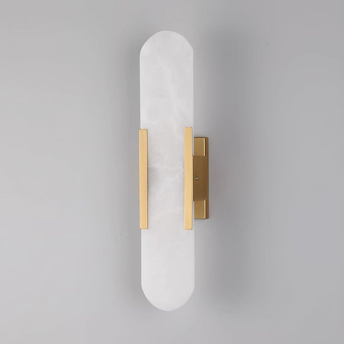 Melange Elongated Alabaster Wall Lamp - DWHOME