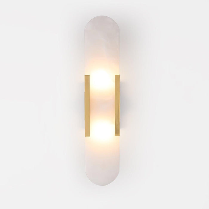 Melange Elongated Alabaster Wall Lamp - DWHOME