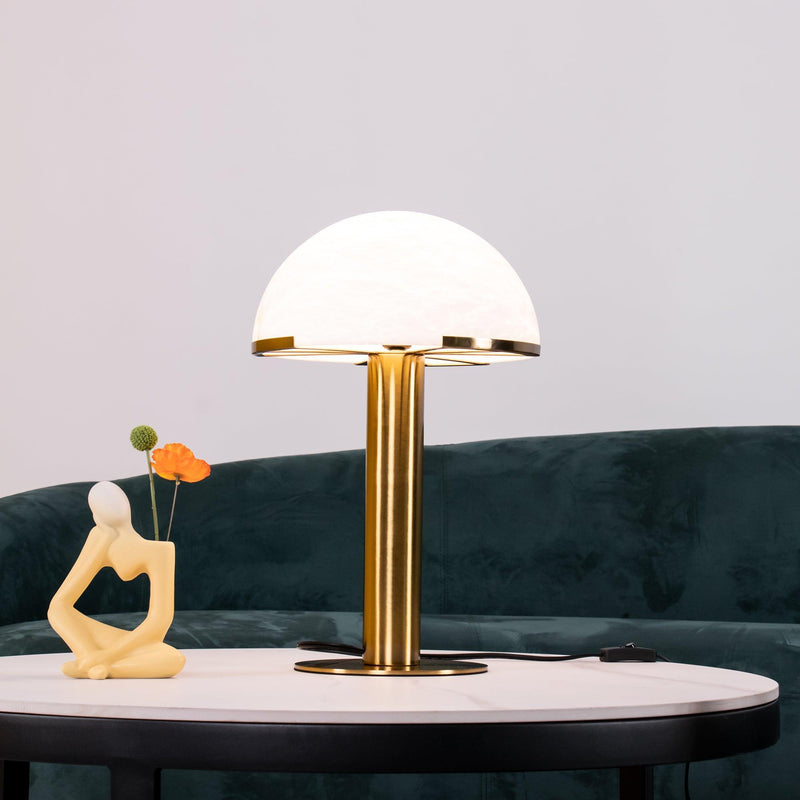Elegance Alabaster Table Lamp-DWHOME