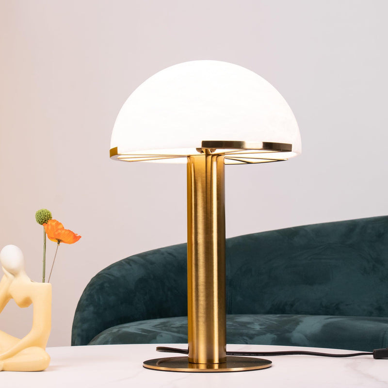 Elegance Alabaster Table Lamp-DWHOME