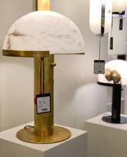 Elegance Alabaster Table Lamp-DWHOME