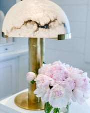 Elegance Alabaster Table Lamp-DWHOME