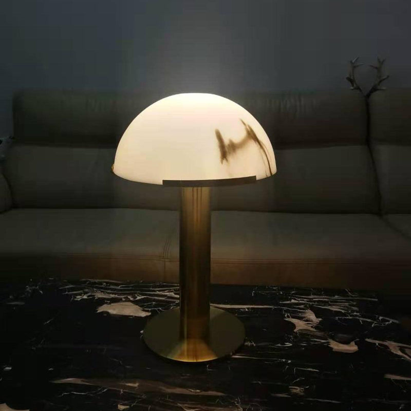 Elegance Alabaster Table Lamp-DWHOME
