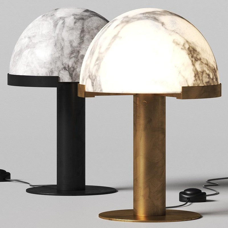 Elegance Alabaster Table Lamp-DWHOME