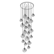 Multi Lava Round Pendant Lamp-DWHOME