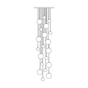 Multi Lava Round Pendant Lamp-DWHOME
