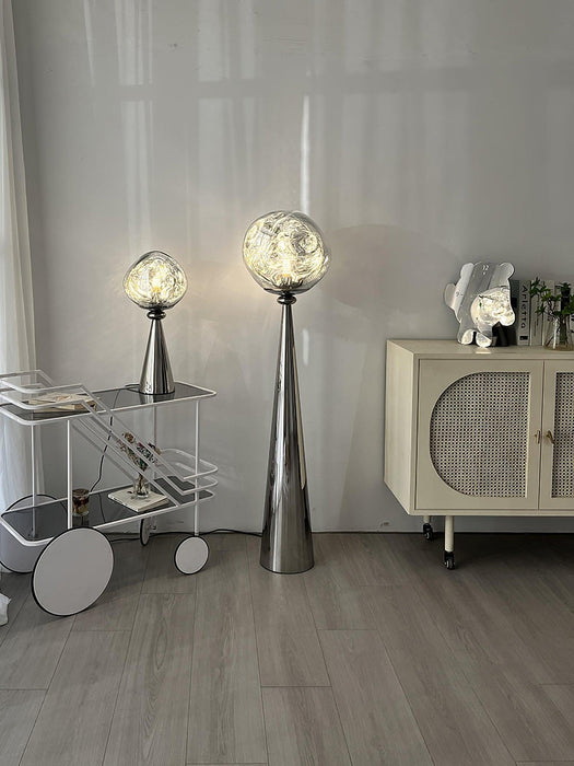 Cone Lava Floor Lamp-DWHOME