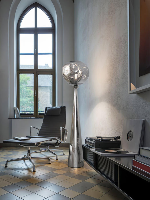 Cone Lava Floor Lamp-DWHOME