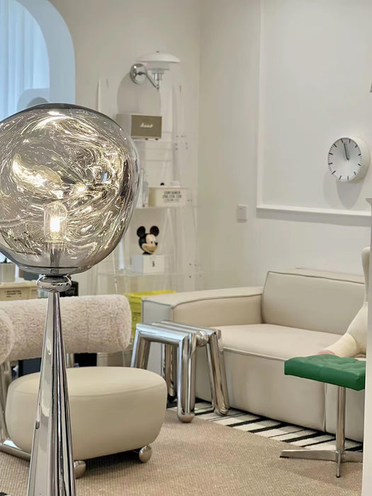 Cone Lava Floor Lamp-DWHOME