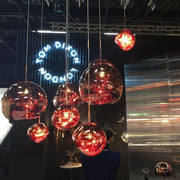 Multi Lava Round Pendant Lamp-DWHOME