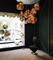 Multi Lava Round Pendant Lamp-DWHOME